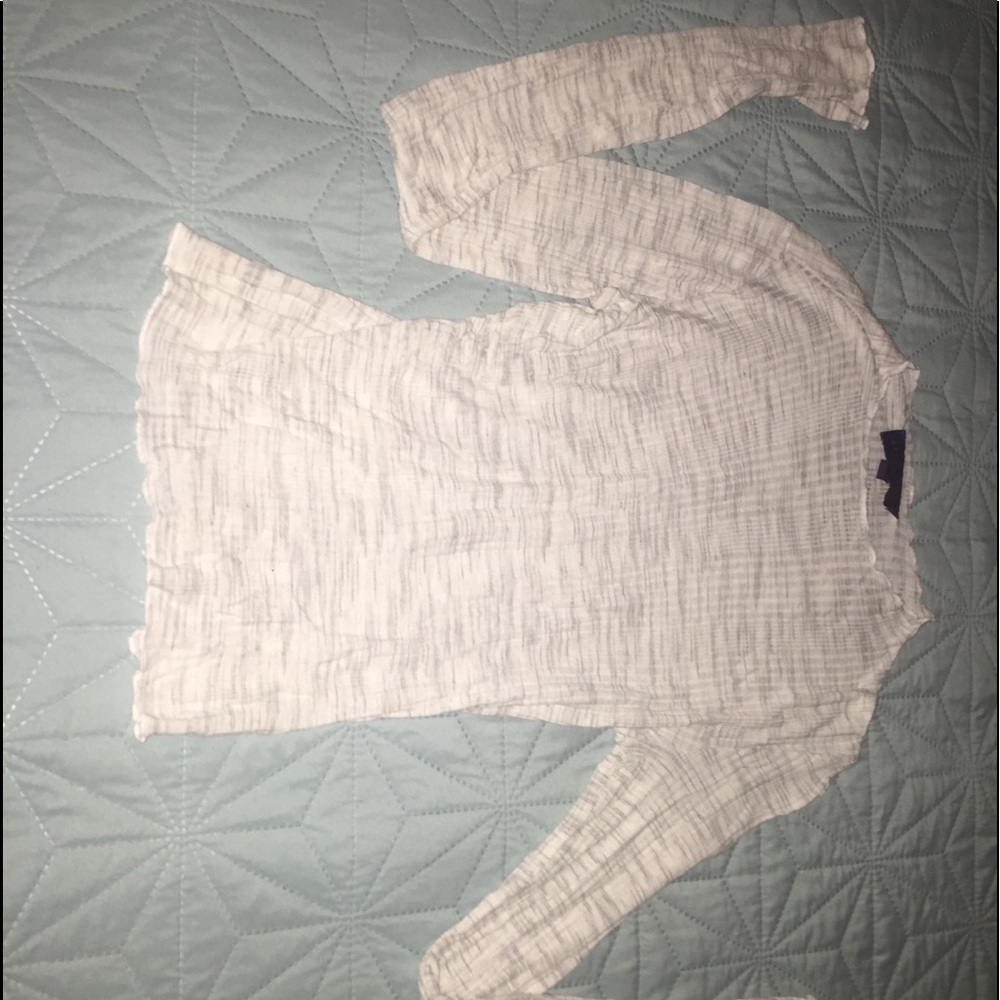 Long sleeve ruffle Aeropostale top